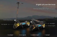 Scooter Eléctrico KuKirin G2 Master (Versión 2025), Motor 1000W*2, Batería 52V 20.8Ah, Neumáticos 10 pulgadas, Velocidad Máxima 60 km/h, Autonomía 70 km, Frenos Disco Duales Delanteros y Traseros, Amortiguación Hidráulica - details 6