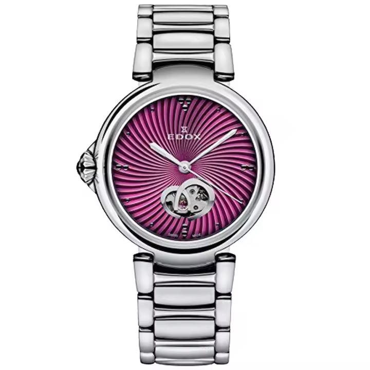 Reloj EDOX Swiss® Automatic LaPassion Open Heart 85025-3M-ROIN - 1