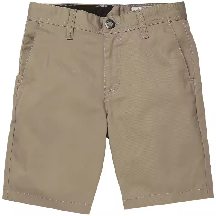 Pantalon Corto Volcom Friking Chino Short para kids en color marrón - 1