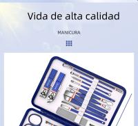 Juego De 9-19 Piezas Cortauñas De Acero Inoxidable Con Bolsa Plegable Kit De Manicura Herramientas De Belleza Para Uñas - details 30
