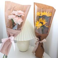 100pcs Sobre De Rosa Individual Cellofán Floral Para Embalaje De Bouquet De Flores Ideal Para Valentine's Day Y Otras Celebraciones - details 2
