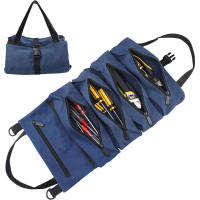 Bolsa De Herramientas Portátil Con 5 Bolsillos - Durable De Lona Canvas - Cremalleras YKK Antirroto - Hebilla Segura - Regalo Amoroso - details 7