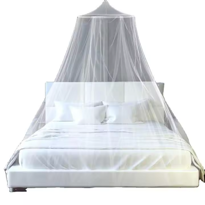 Dosel de cama portátil doble 100 % poliéster, mosquitera para exteriores y hogar - 1