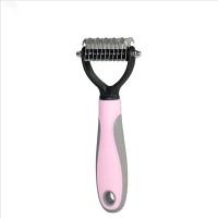 Cepillo De Aseo Para Mascotas Herramienta De Pelaje De Perro Y Gato Eliminador De Pelo Para Cachorros Y Perros Tamaño 17X9cm 17X7cm Material Acero Inoxidable - details 5