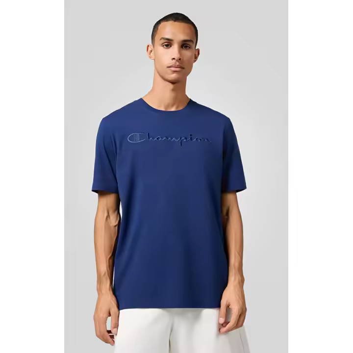 Camiseta Men Manga Corta Champion 0273 V25 Marino Chccmv2573Cd - 1