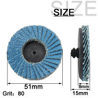 Discos De Abrazadera 50mm 2/10pcs Para Limpieza De Pintura Y Metal Rust Eliminación De Madera Herramienta Rotativa De Cambio Rápido Para Pulido - details 1