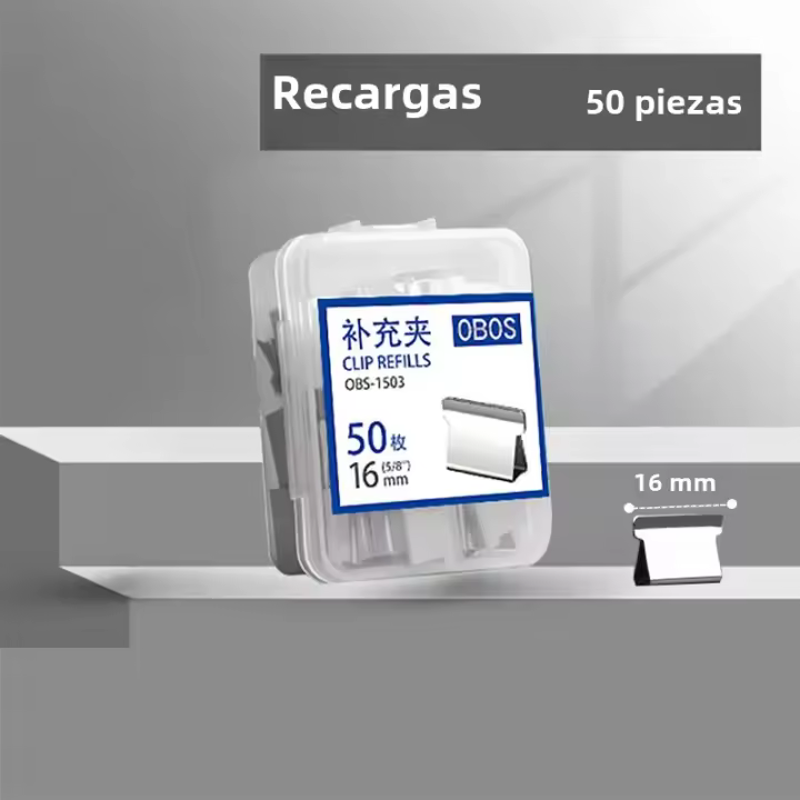 Mini Tijera De Papel Clip Reutilizable Sin Marcas Para Oficina Y Escuela Herramienta De Encuadernación Y Adhesivos Accesorios Para Documentos - 1