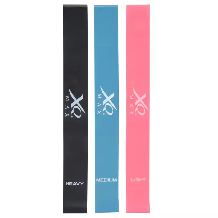 Wellhome Conjunto de 3 Bandas de Látex de Resistencia para Entrenamiento de Yoga y Crossfit - 3 Medidas Diferentes - 1