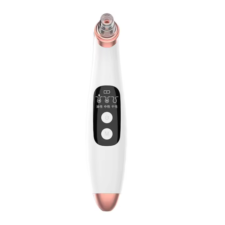 Extractor de Puntos Negros, Extractor Eléctrico de Puntos Negros al Vacío, Herramienta de Limpieza, Ininstrument de Belleza with 6 Proda PARA LA Eliminación de Puntos Negros, Limpiador Facial de Succión al Vacío - 1