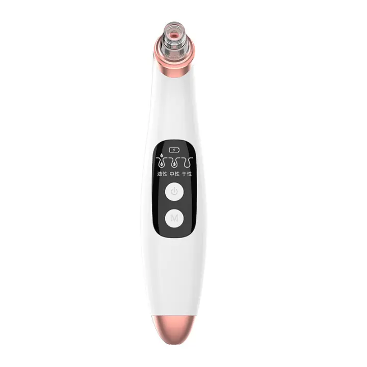 Extractor de Puntos Negros, Extractor Eléctrico de Puntos Negros al Vacío, Herramienta de Limpieza, Ininstrument de Belleza with 6 Proda PARA LA Eliminación de Puntos Negros, Limpiador Facial de Succión al Vacío - 1