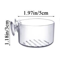 1PC Decoración De Acuario Planta En Vaso De Acrílico Con Soporte De Absorción Para Río Rojo Alimento Para Peces En Tanque Vaso De Jardinería - details 7