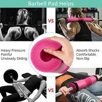 Almohadillas De Hombro Para Mancuerna De Pesas Antideslizantes Gimnasio Fitness Elevación De Peso Soporte De Cuello Protección Para Ejercicios De Agachamiento Y Dumbbell - details 5