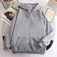 Chaqueta De Moda Para Hombre Con Capucha Y Cierre De Cremallera Manga Larga Suelta Y Casual Ropa De Calle Outerwear Para Primavera Y Otoño - details 4