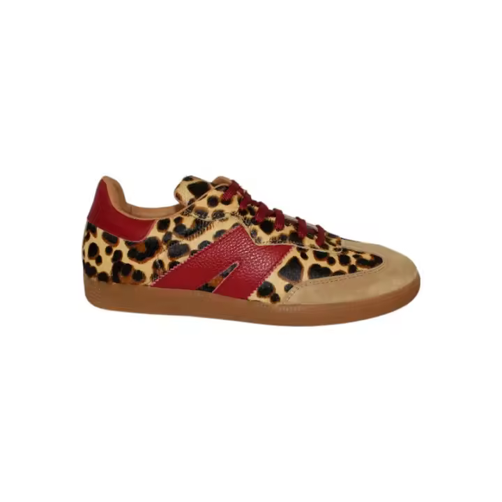 deportivo combinado piel print  modelo braxa - 1