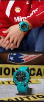 Reloj Deportivo NAVIFORCE Para Hombre Resistente Al Agua Dual Display Reloj De Pulsera Cuarzo Militar Con Stopwatch Y Alarma Pantalla LED Y Analógica Material De Correa De Silicona - details 4