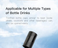 Abrepuertas De Cerveza Limikt Tipo Presión Portátil Y Fácil De Usar Hecho De Acero Inoxidable Resistente Al Desgaste Y Al Aire Humido - details 7