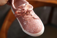 Zapatos De Niñas 2020 Primavera Otoño Con Cordones Glitter Cuero Sintético Antideslizantes Planos Casuales Para Niñas Tallas 7-13 Adecuados Para Todas Las Estaciones - details 13