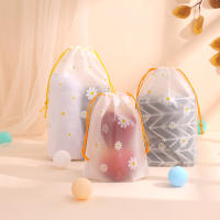 10pcs Bolsas De Almacenamiento Pequeñas En Forma De Margarita Para Zapatos Calcetines Paraguas Viaje Accesorios De Viaje Bolsa De Tela De Poliéster Floral - details 1
