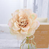 Bouquet De Flores Artificiales Peonía Para Boda Decoración De Hogar Y Fiesta En Tela Sintética Estilo Elegante Para Supermercado Y Sala De Estar - details 4