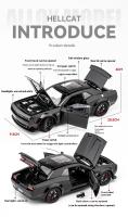 Modelo De Coche De Acción Maisto Dodge Challenger SRT Hellcat Redeye 1:24 Escala Metal Para Coleccionistas Y Decoración De Escritorio - details 2