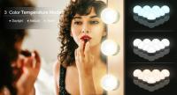 Luz De Espejo Con 10 Luces LED Para Maquillaje USB Iluminación Dimmable Para Mesa De Vestir Baño Luz De Ventana Para Espejo - details 0