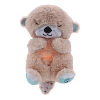 Oso De Peluche Para Bebé Con Música Y Luz Companion De Sueño Suave Otters Soothing Regalo Para Niños Y Niñas Relleno De Algodón PP - details 46