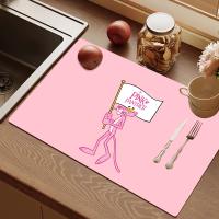 Mantel De Cocina Pink Panther No Esmerilado Resistente Al Calor Con Antiadherente Y Drenaje Para Mesa Y Platos Tamaño Variado - details 11