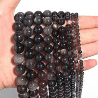 Bolas De Piedra Preciosa Negra Labradorita AAAAA 6/8mm Para Creación De Joyas Collares Y Pulseras DIY - details 0