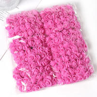 144Pcs Mini Rosas Artificiales 7.5cm Esponja Flores Falsas Para Decoración De Boda Decoración De Hogar Regalos DIY Accesorios - details 10