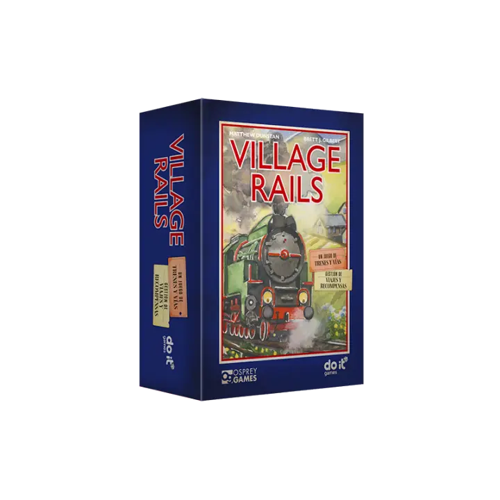 Village Rails. Juego de mesa en español, de cartas familiar, estrategia. do it games. - 1