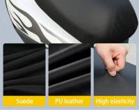 Cubierta De Asiento Para Motocicleta Universal Protector Impermeable De Cuero PU Antideslizante Y Antiarrugas Para Sillín De Autocycle - details 2