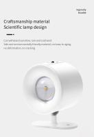 Luz De Pared LED Magnética Mini Doble Cabeza Negra/Blanca Con Control Remoto Iluminación Ambiente Dormitorio Emergencia Contemporánea Para Cocina Comedor Estudio Baño - details 2