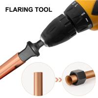 Juego De Herramientas Para Expansión De Tubos Metálicos Y Cobre 11 Piezas Con Mango Hexagonal Herramienta De Flaring Para Aire Acondicionado Y Reparación Eléctrica - details 1