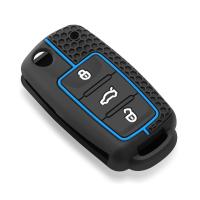 Cubierta De Llavero De Silicona Moda Para VW Volkswagen Polo Tiguan Passat B5 B6 B7 Golf 4 5 6 MK6 Jetta Lavida Skoda Octavia Seat - details 4