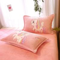 Funda De Almohada De Flannel Fleece Suave Y Cálida Impresión Reactiva 48x74cm Cubierta De Almohada De Coral Fleece Para Hogar Y Hotel - details 8