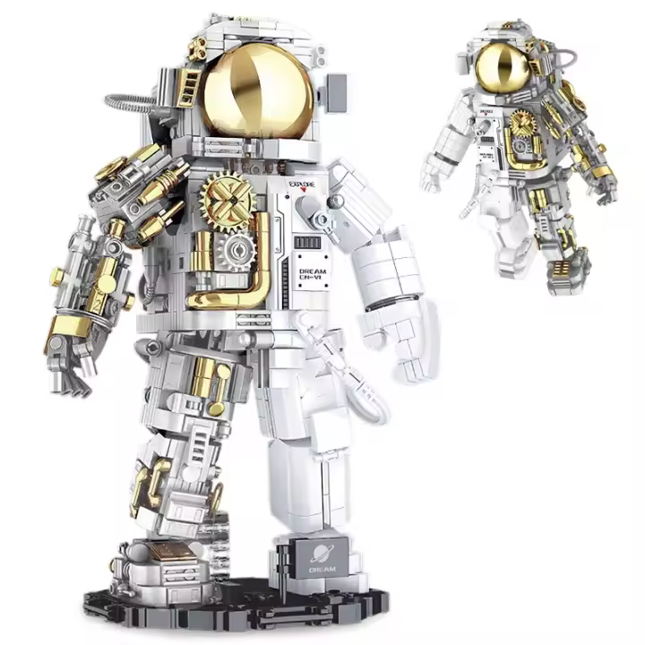 Bloques De Construcción Mecánica Espacial Astronauta 1088PCS Juguetes De Artesanía Para Niños Decoración De Escritorio Regalo Ideal Para Edad 6-12 Años - 1
