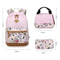 Conjunto de Tres piezas de gran capacidad de mochilas para estudiantes para hatbres y Mujeres, mochilas de viaje informales - details 0