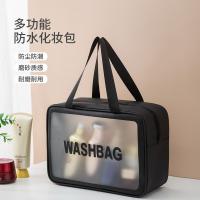 1-3 Uds Bolsas Neceser Transparente para Viaje, Neceser de Viaje para Maquillaje de PVC Portátil Organizador Cosmético con Cremallera, Estuche de Transporte para Mujer, Negocios,Baño - details 9