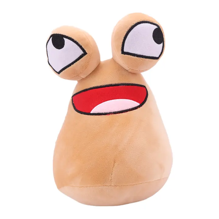 Muñeco De Peluche Grande 25cm Mr Y Mrs Pou Ojos Grandes Juguete De Peluche Para Niños Regalo De Cumpleaños Animal De Peluche De La Película - 1