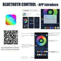 Lámpara Decorativa RGB LED Para Habitación Con Luz Nocturna Ambiental Bluetooth Para Gaming Y Retroiluminación De PC Y TV - details 3