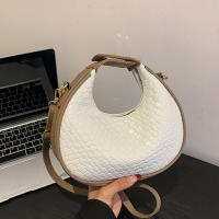 Bolso De Hombro PU Cuero Moda Color Sólido Con Red Trendy Bolso Cruzado Pequeño Para Damas Lujo Diseñador Bolsos De Mano - details 26