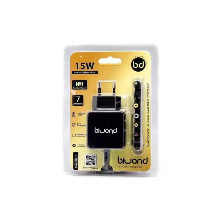 CARGADOR UNIVERSAL BIWOND 15W AUTO (C-BW15) *** - 1
