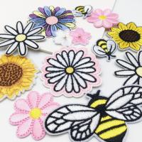 12pcs Parches Bordados De Hierro Para Reparación De Ropa Patch De Girasol Sol Pato Mariposa Animal Para Jeans Sombreros Bolsos Vestimenta - details 6
