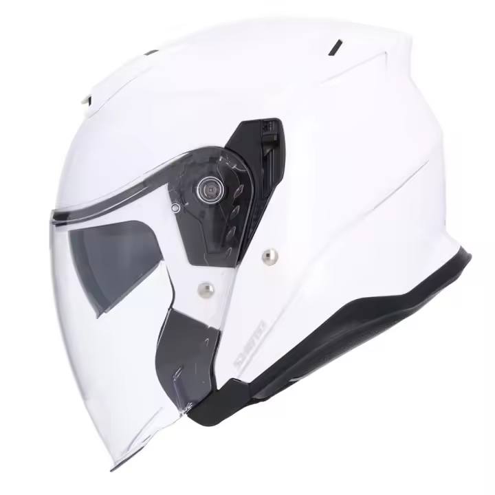 SHIRO HELMETS CASCO JET MODELO CAPRI BLANCO PERLA - 1