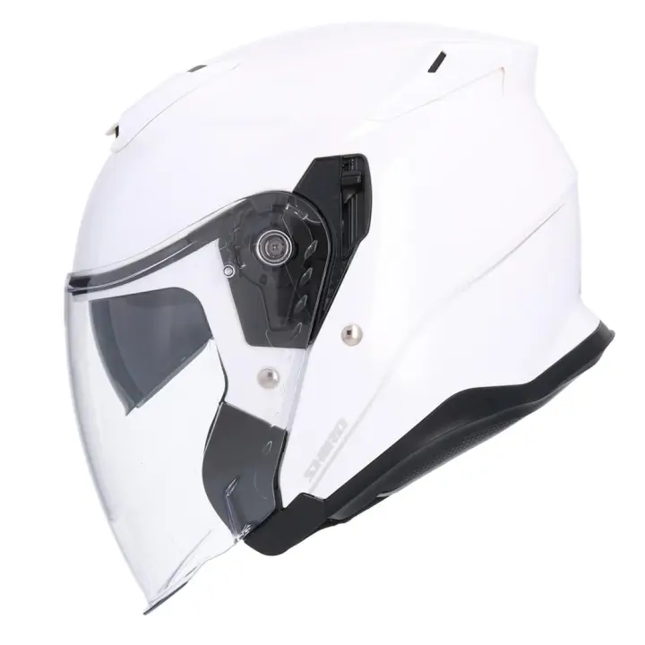 SHIRO HELMETS CASCO JET MODELO CAPRI BLANCO PERLA - 1