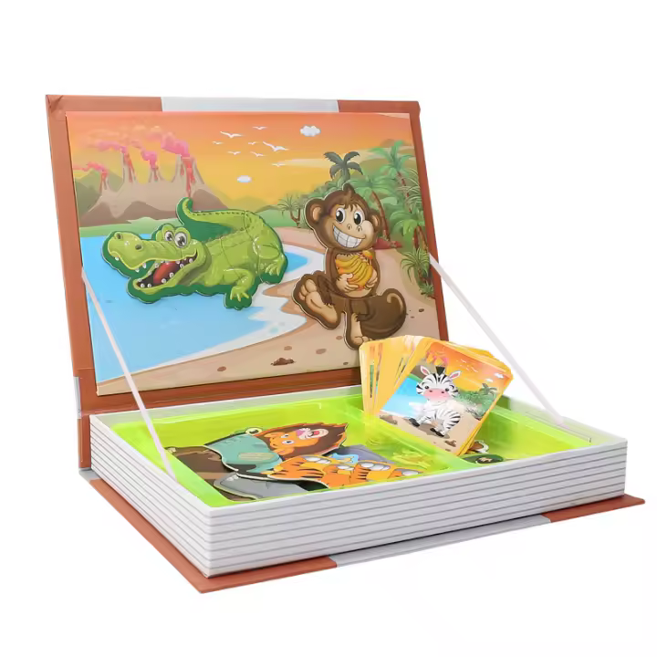 Libro Inteligente Montessori Para Niños Con Rompecabezas 3D De Dibujos Animados Juguete Educativo De Entrenamiento Cerebral Regalo De Cumpleaños Para Niños - 1