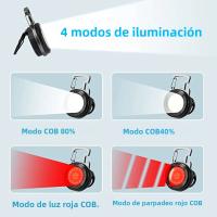 Linterna LED De Banda COB Para Llave De Billetera Mini Luz De Trabajo Recargable Tipo C Con Abrebotellas Para Camping Al Aire Libre - details 8