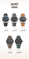 Reloj De Pulsera De Cuero Para Hombre NAVIFORCE Original 2022 Deportivo Resistente Al Agua De Cuarzo Moda De Lujo Calidad Superior Con Manos Luminosas Y Luz Trasera - details 11