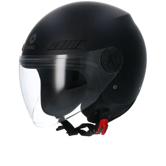 CASCO JET SHIRO SH-62  GS MATE CON PANTALLA - 1