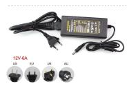 Convertidor De Energía 220V a 12V Adaptador Cargador Universal Para Tiras De Luz LED Transformer De Suministro De Energía EU US AU UK Con Salidas 1A 2A 3A - details 5